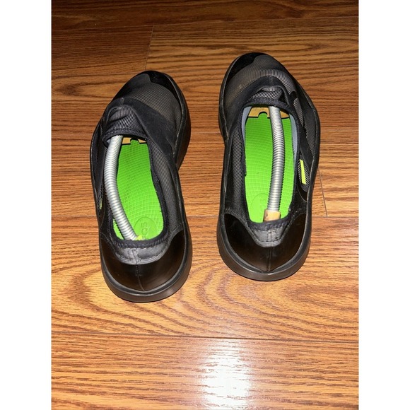 Oofos Oomg Fibre Low Black Gray Recovery Mesh Slip On Shoes‎ Men\'s Size 11 NWOT